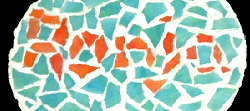 Mosaic from Plaster - Mosaik aus Gips
